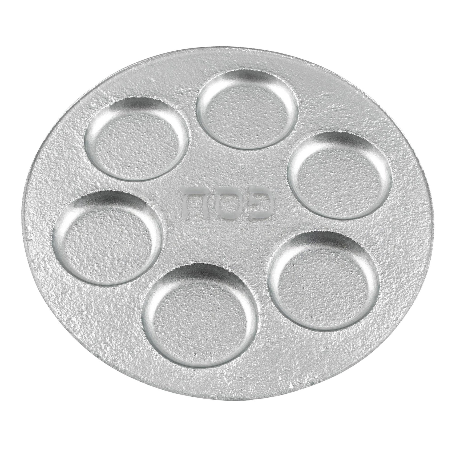 Badash Seder Plates Silver Glass Seder Plate