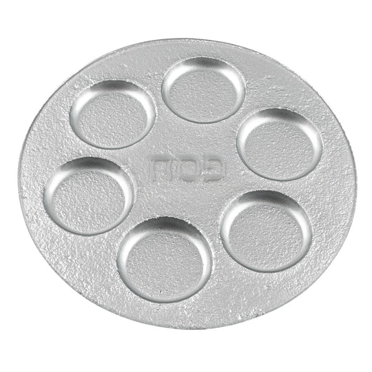 Silver Glass Seder Plate