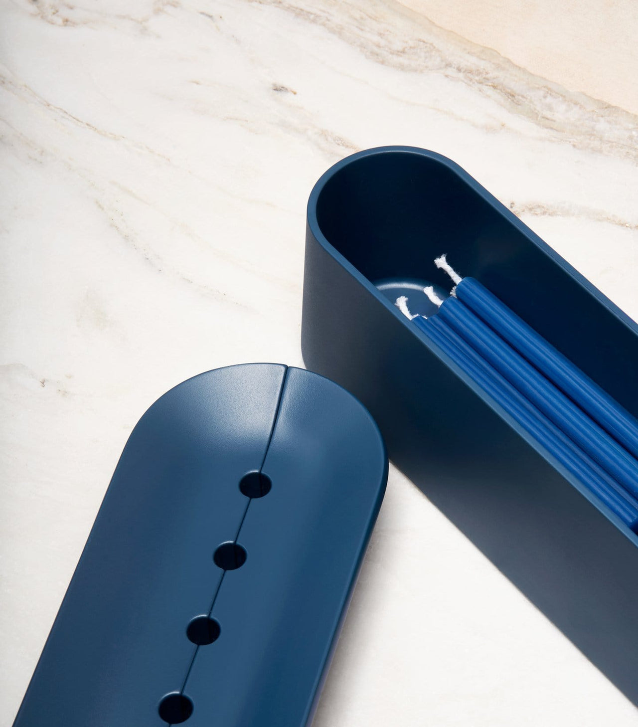 Via Maris - Block Menorah by Via Maris - Midnight - ModernTribe