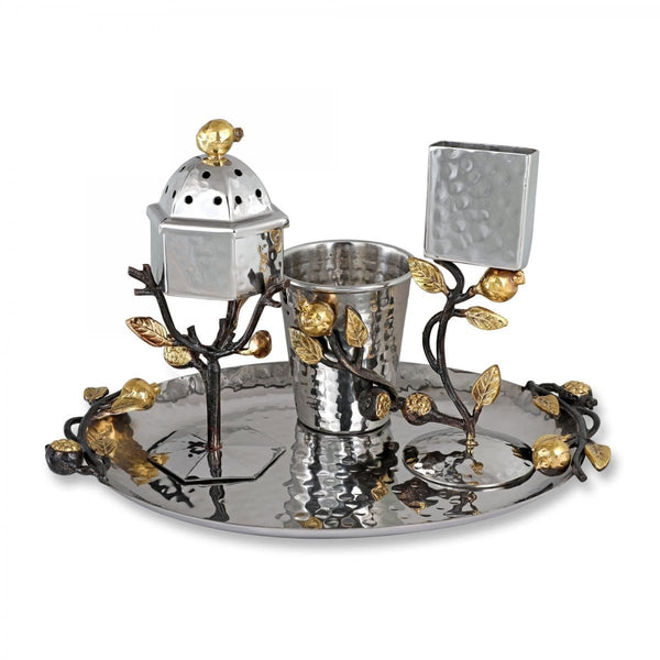 Stainless Steel Pomegranate Havdalah Set