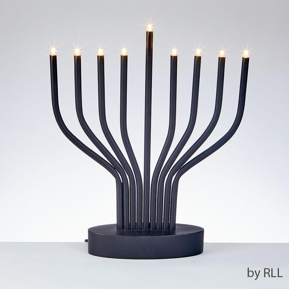 Rite Lite - LED Black Metal Electric Menorah - ModernTribe