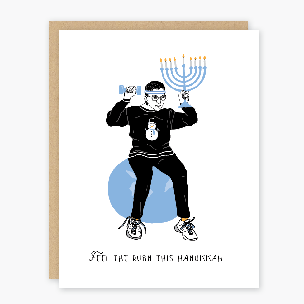 Party of One - Ruth Bader Ginsburg Hanukkah Cards - Box of 8 - ModernTribe
