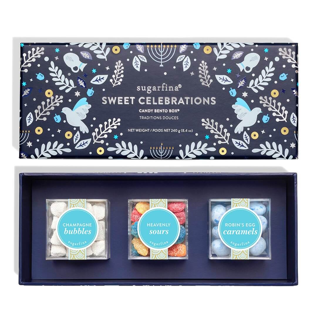 Sugarfina - Sweet Celebrations 3 Piece Hanukkah Bento Box - ModernTribe