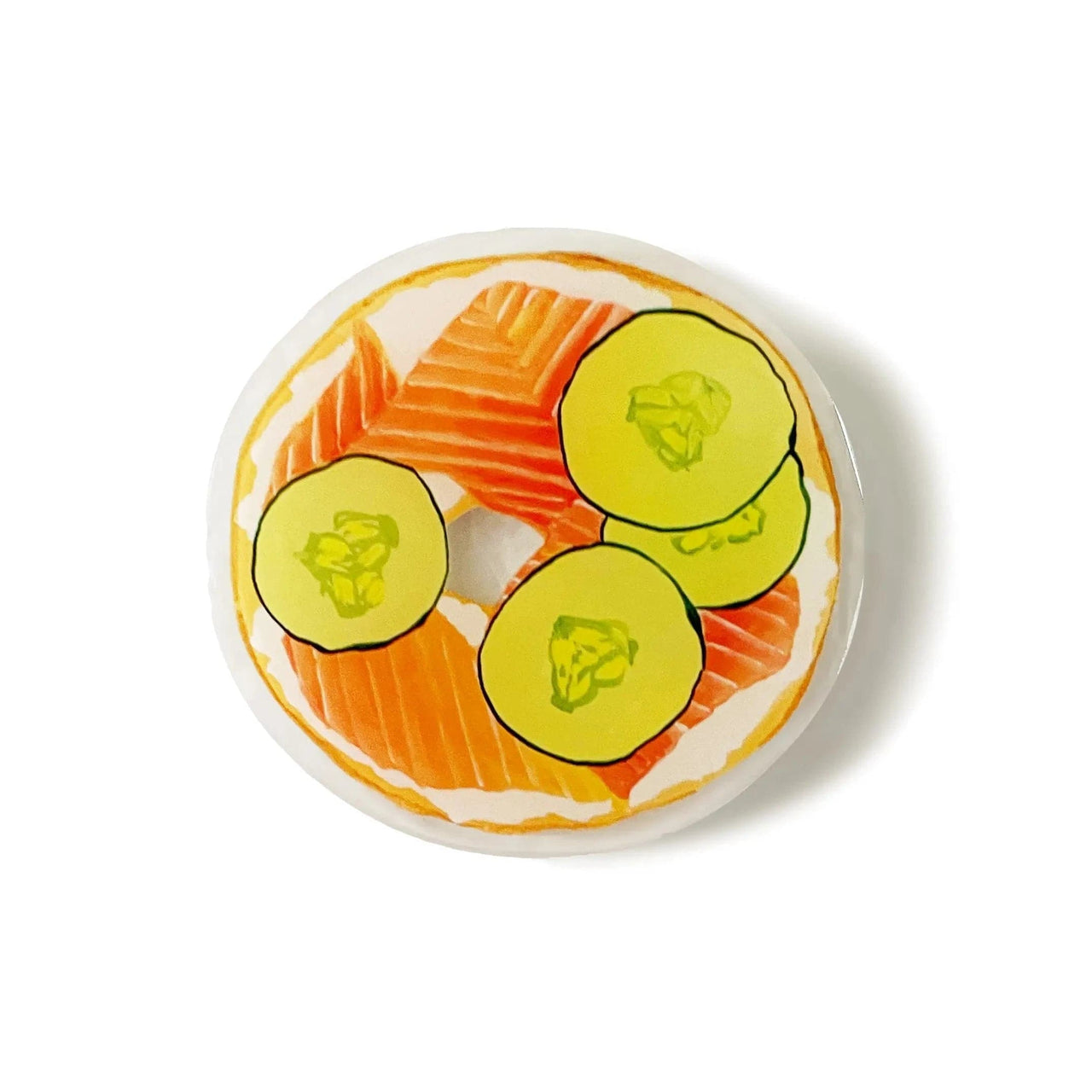 Drawn Goods - Foxy Loxy Bagel Magnet - ModernTribe