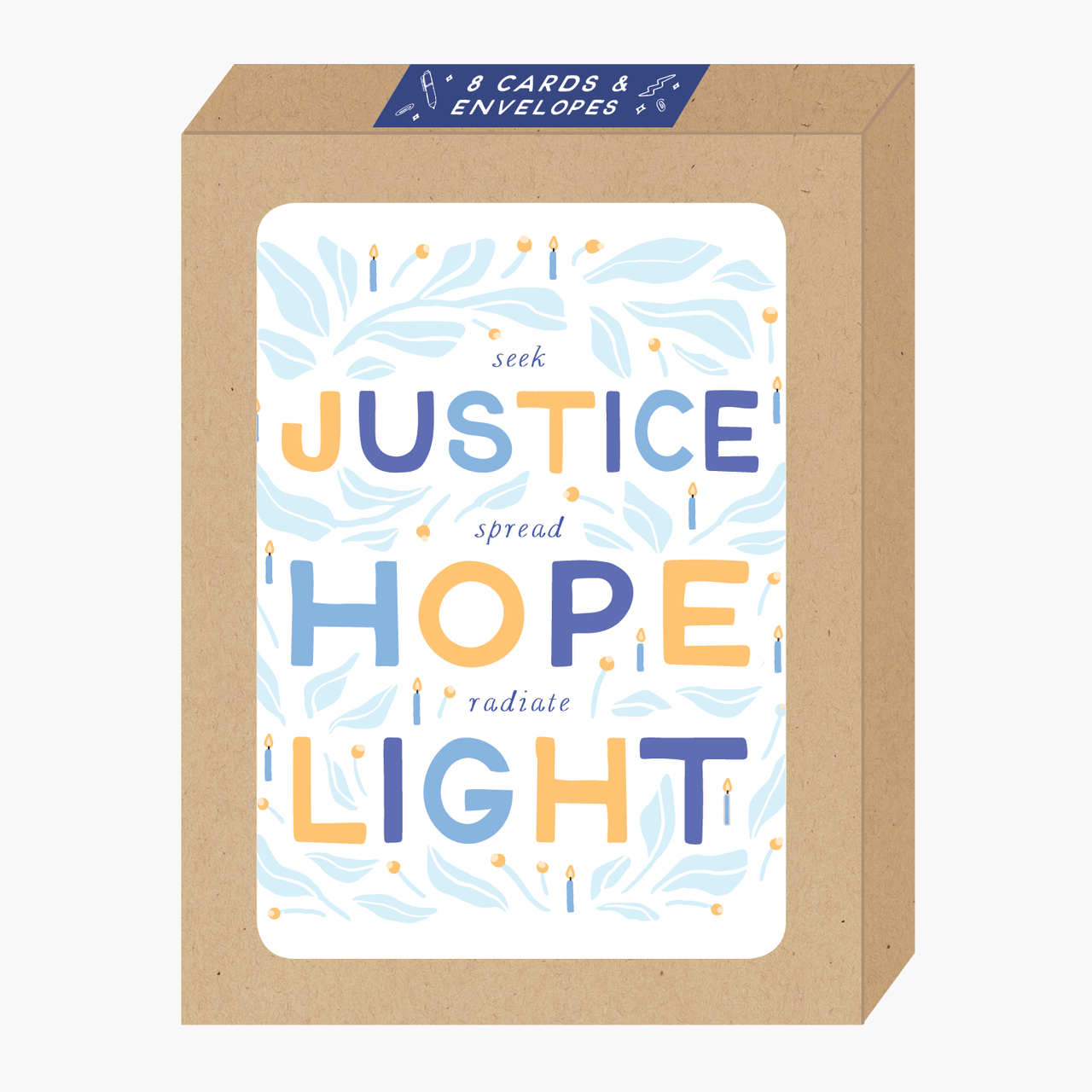 Party of One - Justice Hanukkah Cards - Box of 8 - ModernTribe