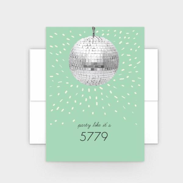 Chai and Home - Party Like It's 5779 Card - ModernTribe