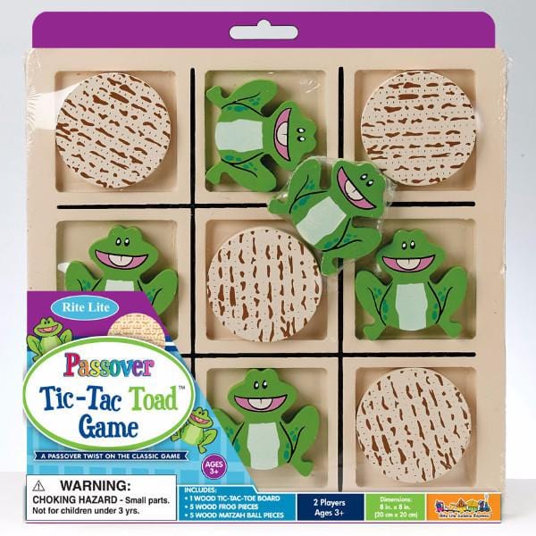 Rite Lite Games Passover Tic Tac Toad Game