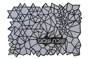 Apeloig Collection Challah Covers Black Geometric Challah Cover - (Choice of Colors)