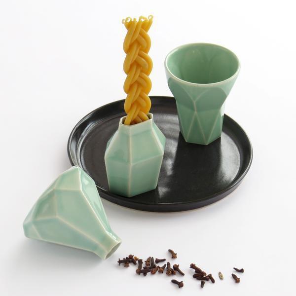Studio Armadillo - Modern Havdalah Set - Light Green - ModernTribe