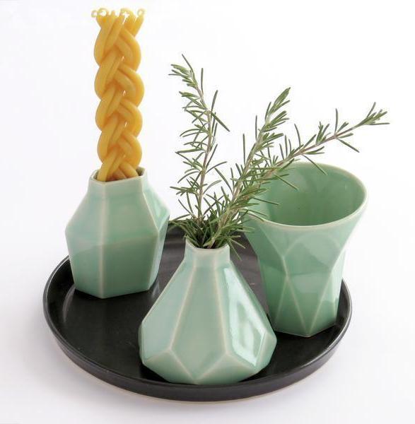 Studio Armadillo - Modern Havdalah Set - Light Green - ModernTribe