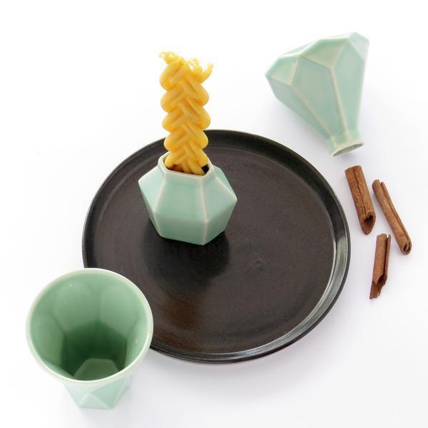 Studio Armadillo - Modern Havdalah Set - Light Green - ModernTribe