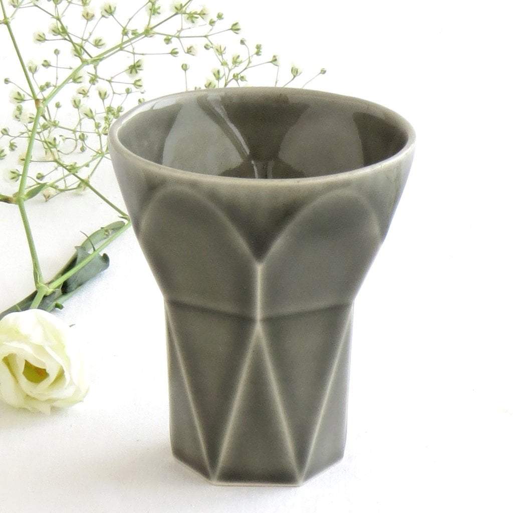 Studio Armadillo - Hexagon Grey Shabbat Kiddush Cup - ModernTribe