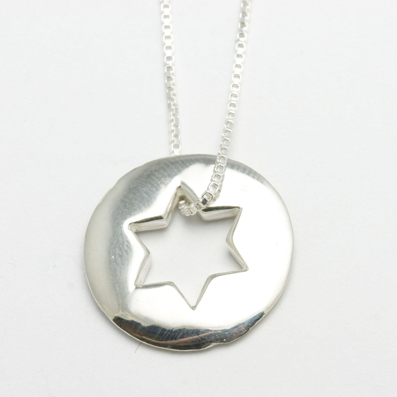 Bareket Jewelry Necklaces Sterling Silver Sterling Silver Open Star of David Necklace