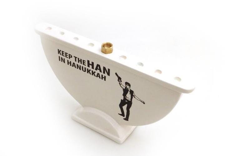 Lenny Mud - Han Solo Star Wars Menorah - ModernTribe