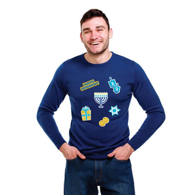 Decor Craft - Instant Ugly Hanukkah Sweater Kit/Pins - ModernTribe