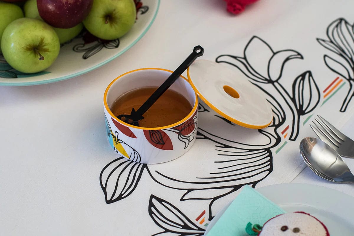 Chai Modern - Metukah Honey Jar with Dipper by Chai Modern - ModernTribe
