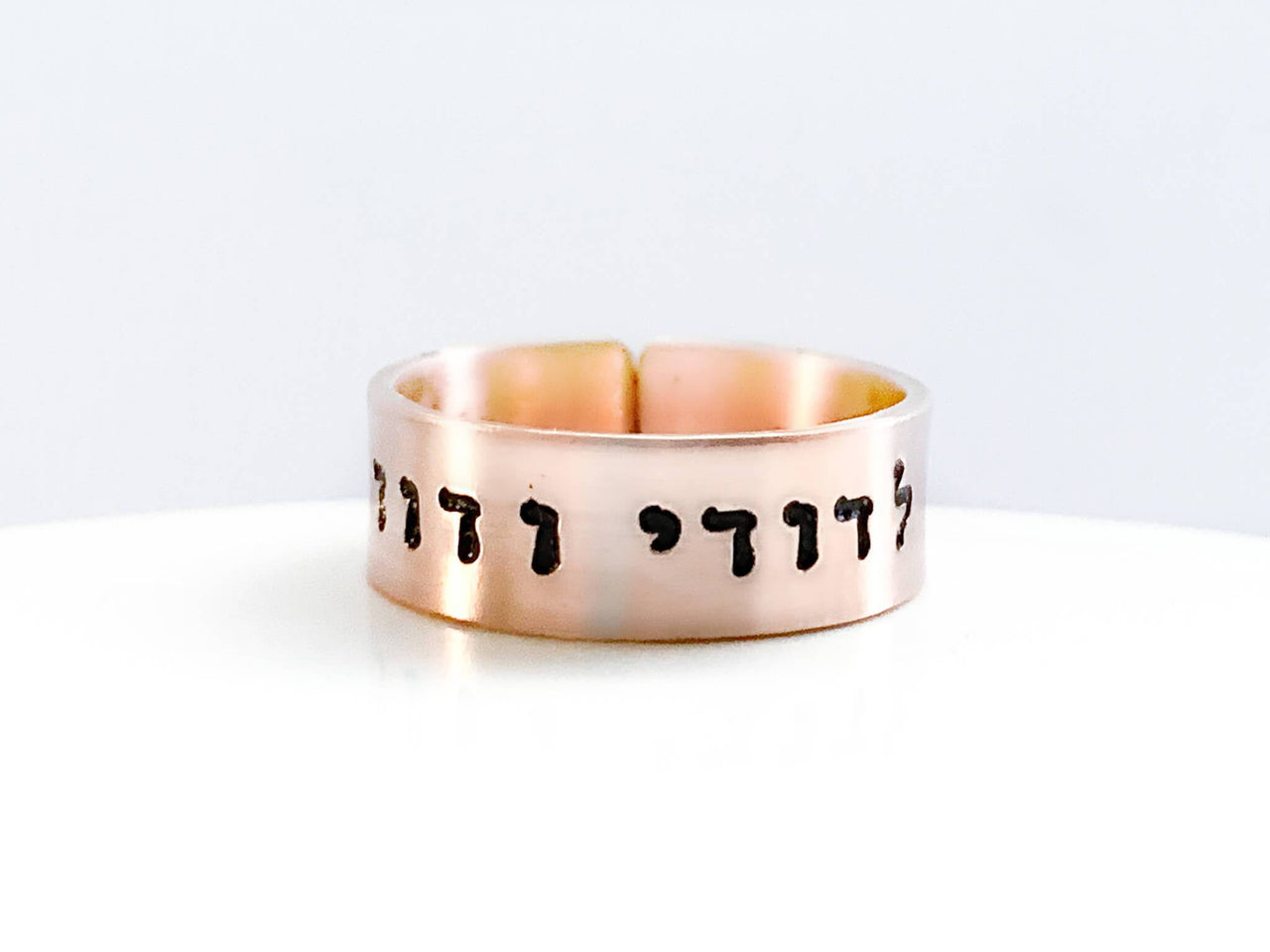 Everything Beautiful - I Am My Beloved's Adjustable Ring - Gold, Rose Gold or Sterling Silver - ModernTribe