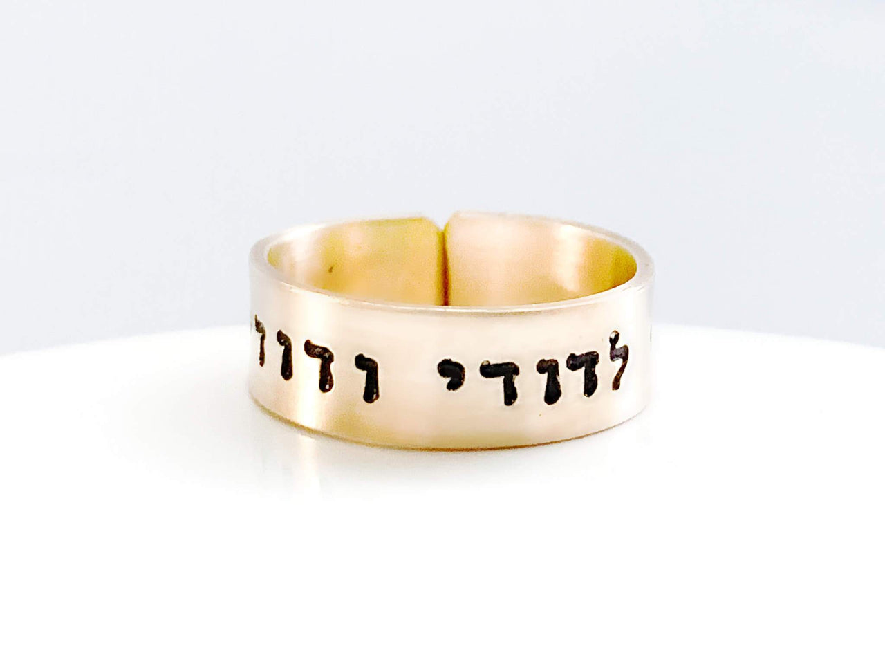 Everything Beautiful - I Am My Beloved's Adjustable Ring - Gold, Rose Gold or Sterling Silver - ModernTribe