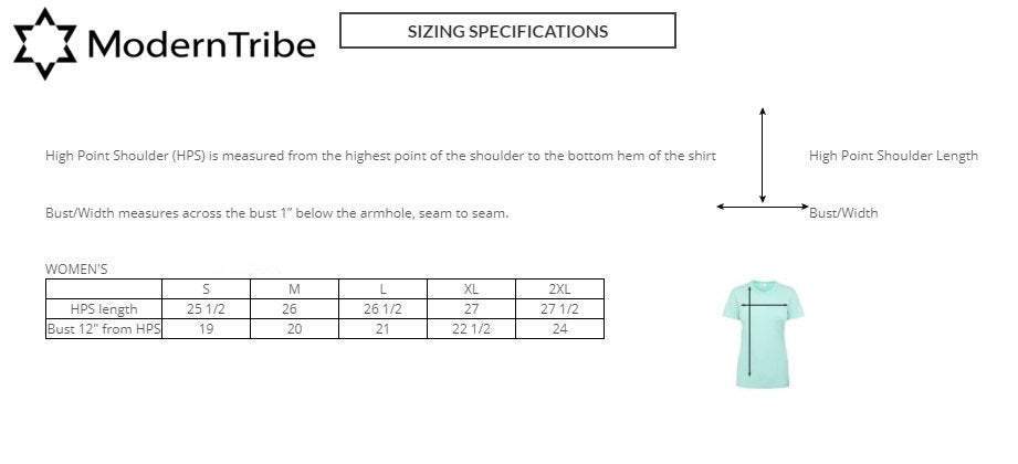 ModernTribe - Jewnicorn Glitter Slouchy Women’s Sweatshirt - Navy - ModernTribe