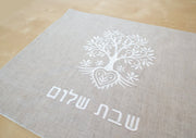 Three Generations Challah Covers Tree of Life Beige Challah Cover