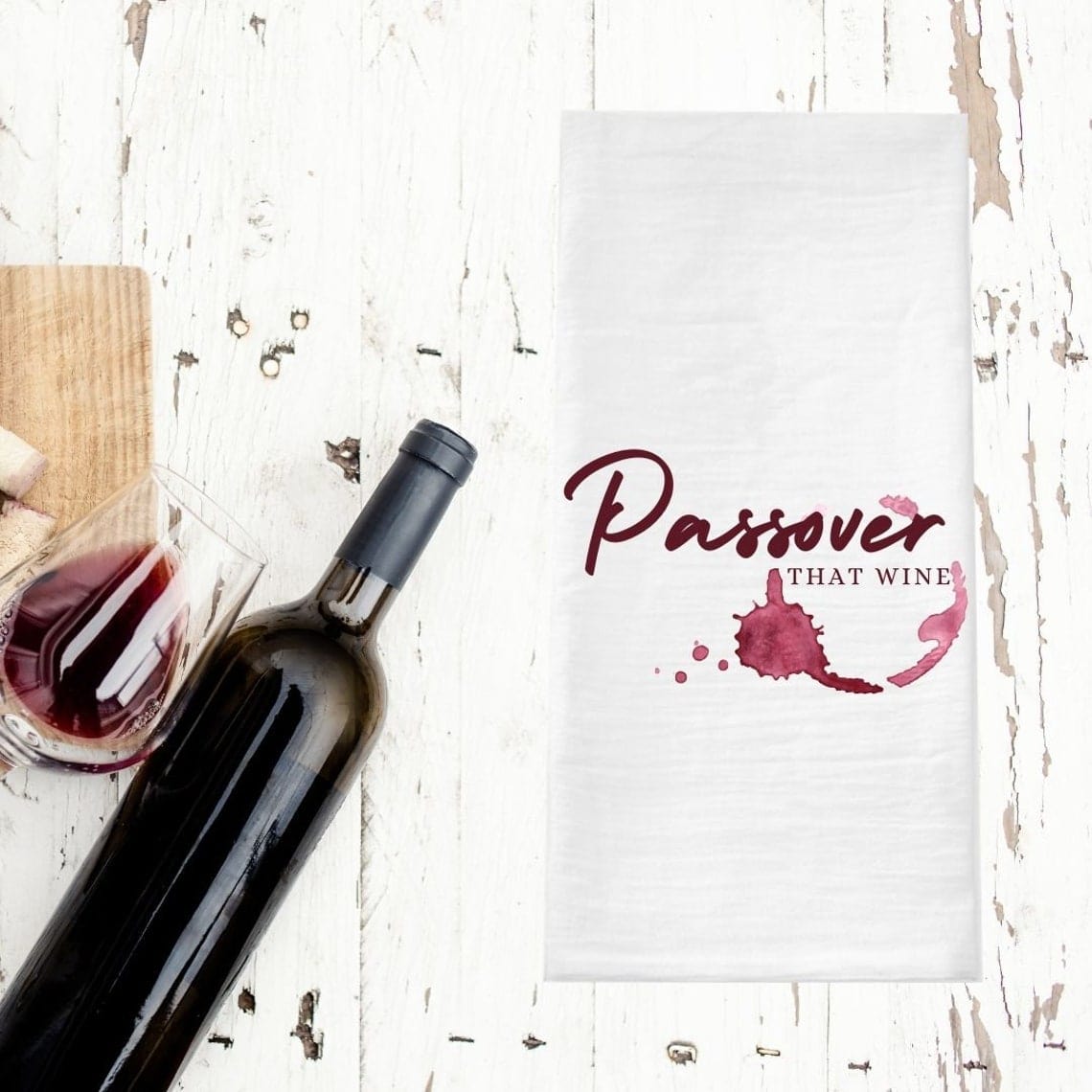 Rin Out Loud - Passover That Wine Tea Towel - ModernTribe
