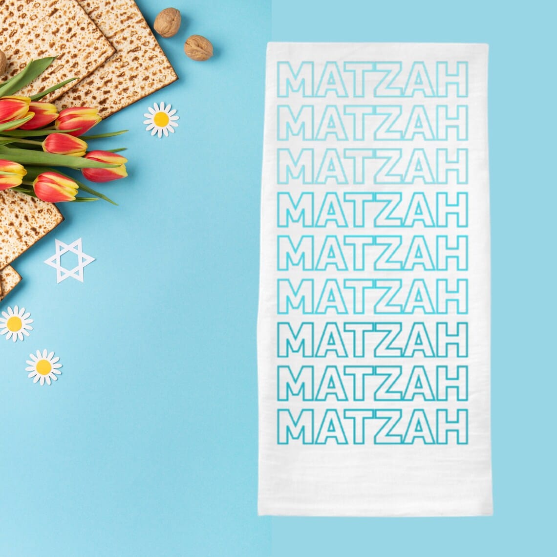 Rin Out Loud - Matzah, Matzah, Matzah Tea Towel - ModernTribe