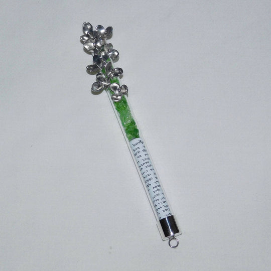 Flowing Flowers Wedding Shards Mezuzah