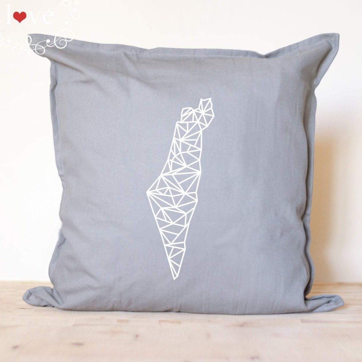 Isralove - Geometric Israel Pillow Cover - ModernTribe