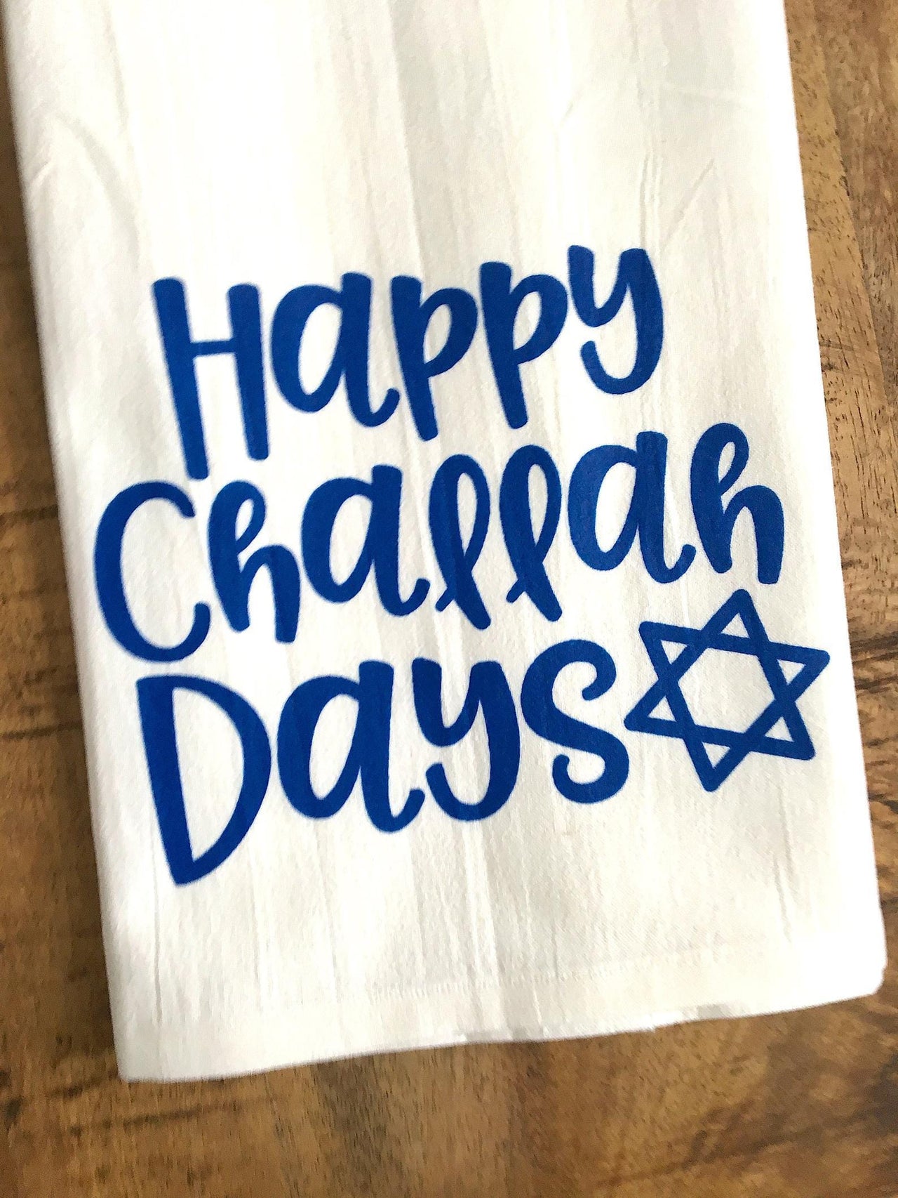 Kitchen Conversation - Happy Challah Days Tea Towel - ModernTribe