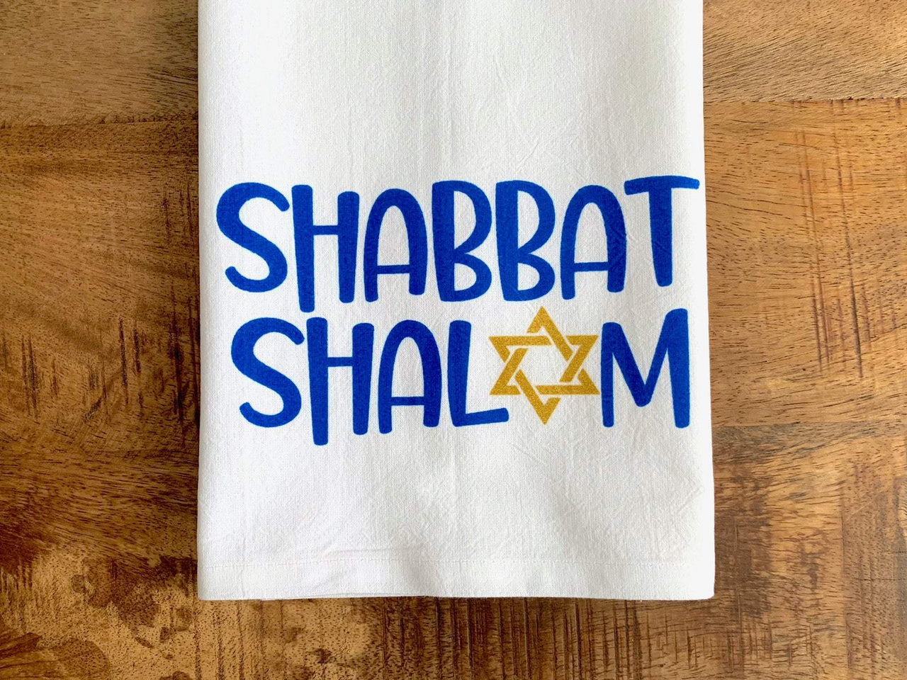 Kitchen Conversation - Shabbat Shalom Tea Towel - ModernTribe