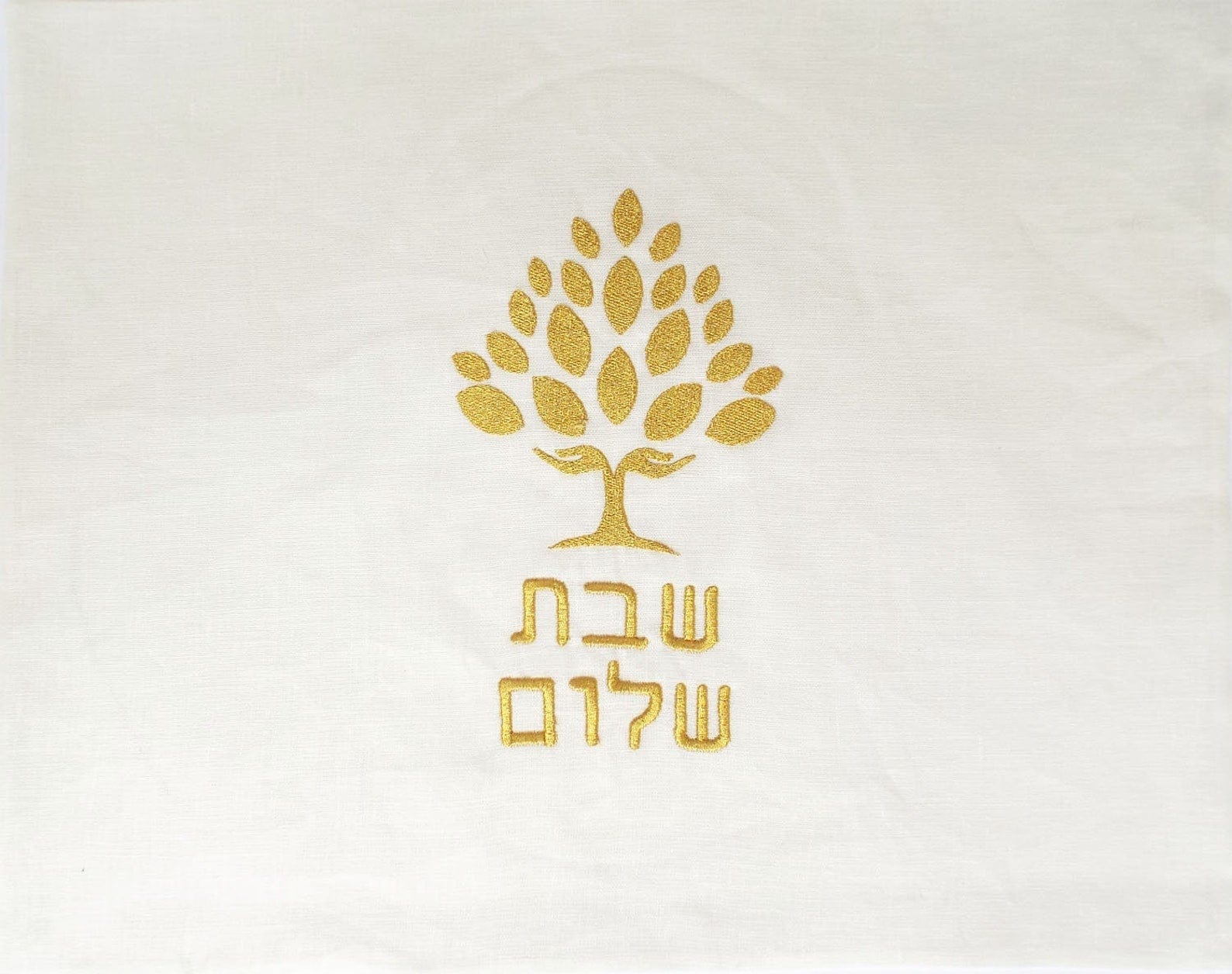 Three Generations Challah Covers Embroidered Tree of Life Gold Challah Cover