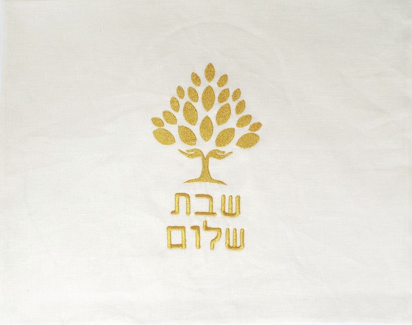 Three Generations Challah Covers Embroidered Tree of Life Gold Challah Cover