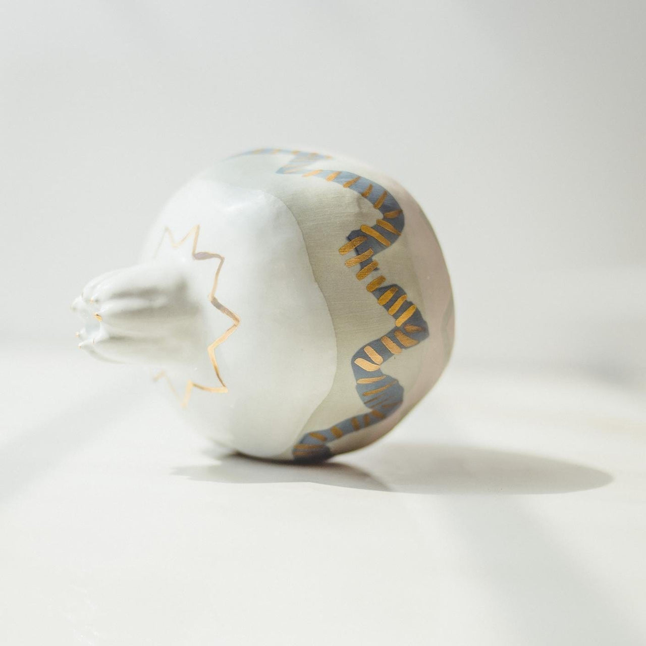 SIND Studio - Wavy Blue Pomegranate Sculpture by SIND Studio - ModernTribe