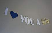 The KitCut Decorations I Love You a Latke Banner