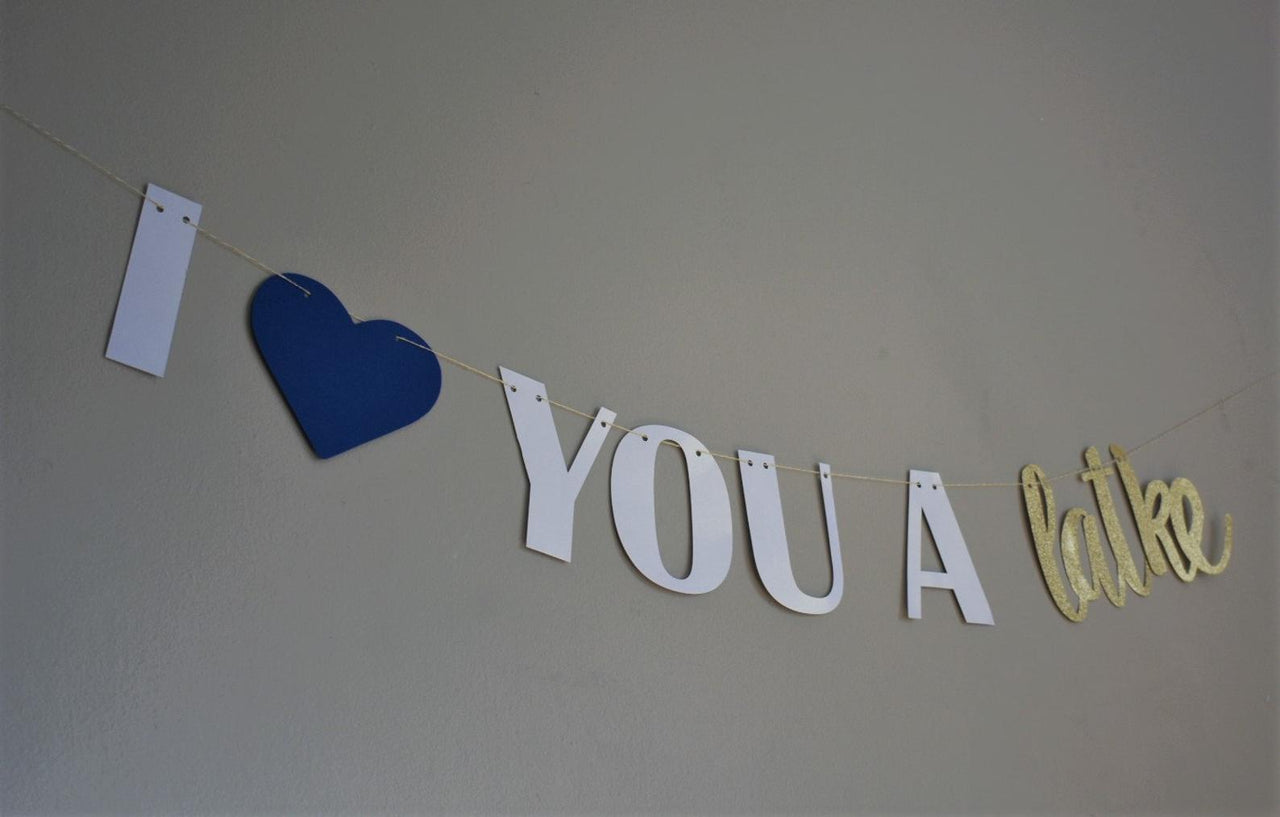 The KitCut - I Love You a Latke Banner - ModernTribe