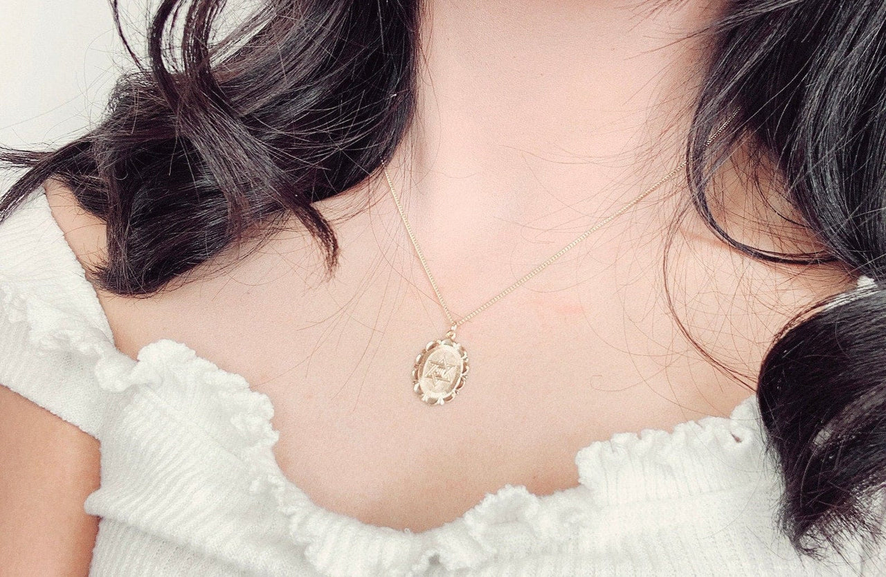 ModernTribe - Star of David Gold Medallion Necklace - ModernTribe