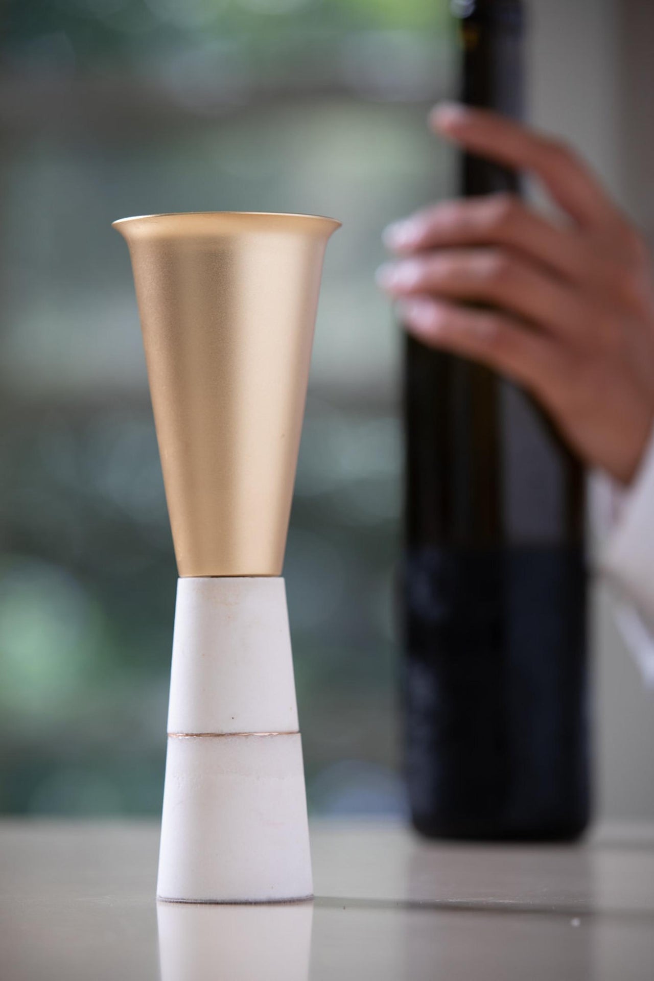 SaltwareDesign - Oshia Kiddush Cup by SaltwareDesign - Gold - ModernTribe