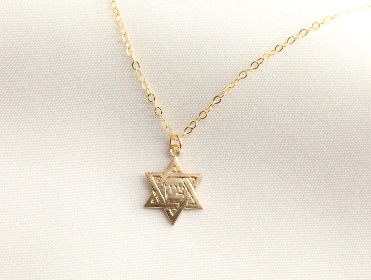 ModernTribe - Dainty Star of David Gold Necklace - ModernTribe