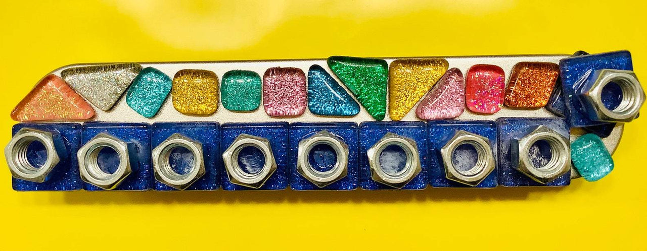 Aleph Bee Kids - Make Your Own Mosaic Menorah Kids Craft Kit - ModernTribe