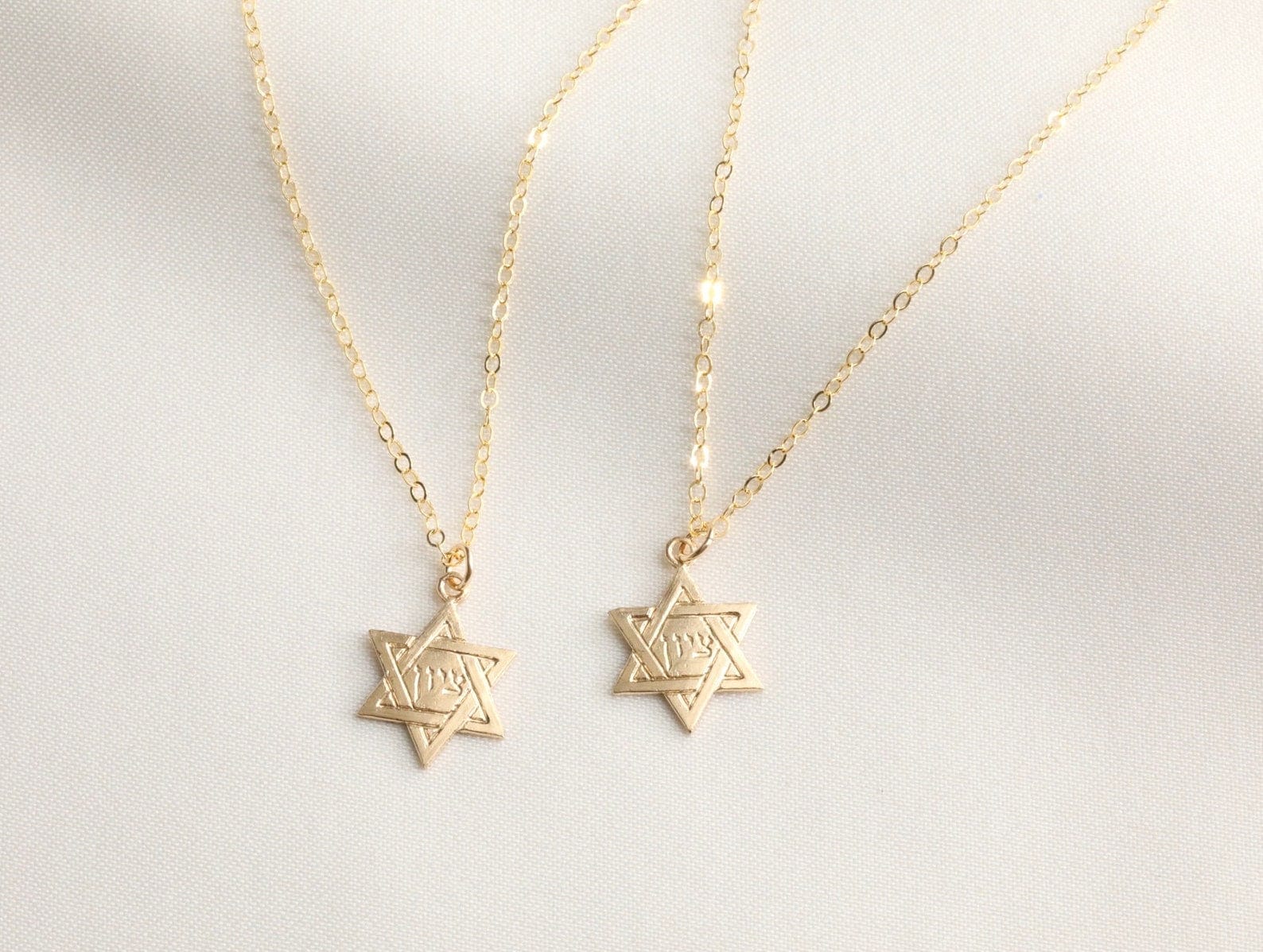 ModernTribe Necklaces Dainty Star of David Gold Necklace
