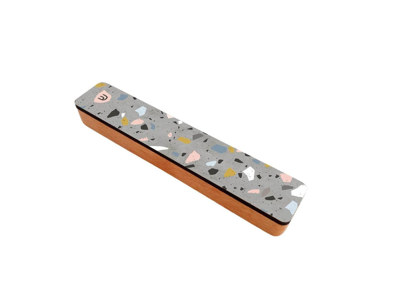 Gala Studio - Terrazzo Geometric Mezuzah by Gala Studio - White, Gray or Pink - ModernTribe