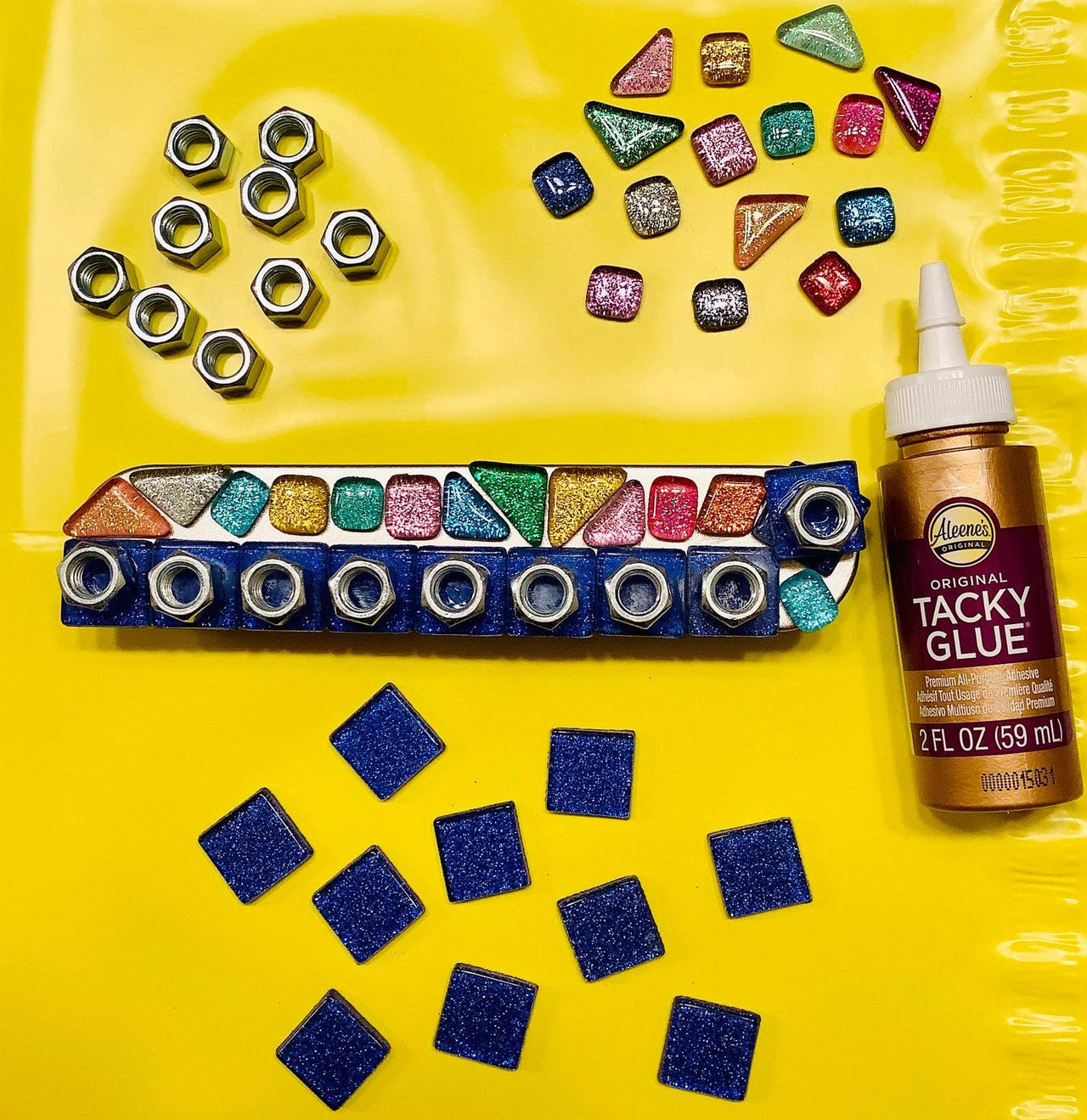 Aleph Bee Kids - Make Your Own Mosaic Menorah Kids Craft Kit - ModernTribe