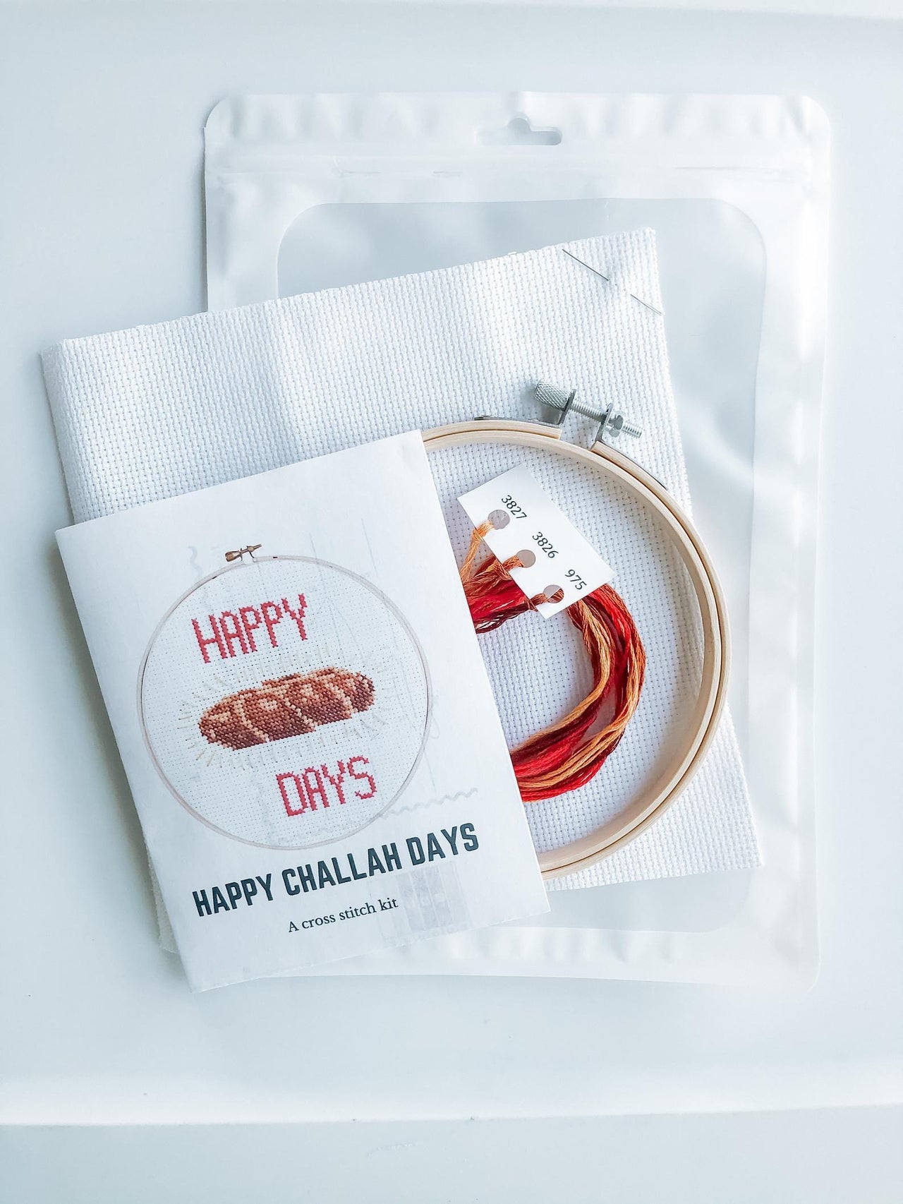 Michigan Craft Co. - Happy Challah Days Cross Stitch Kit - ModernTribe