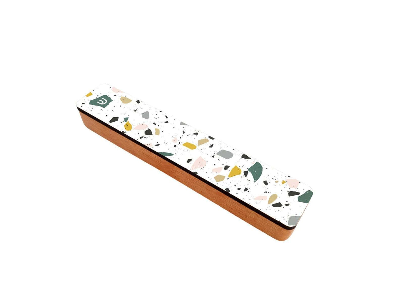 Gala Studio - Terrazzo Geometric Mezuzah by Gala Studio - White, Gray or Pink - ModernTribe