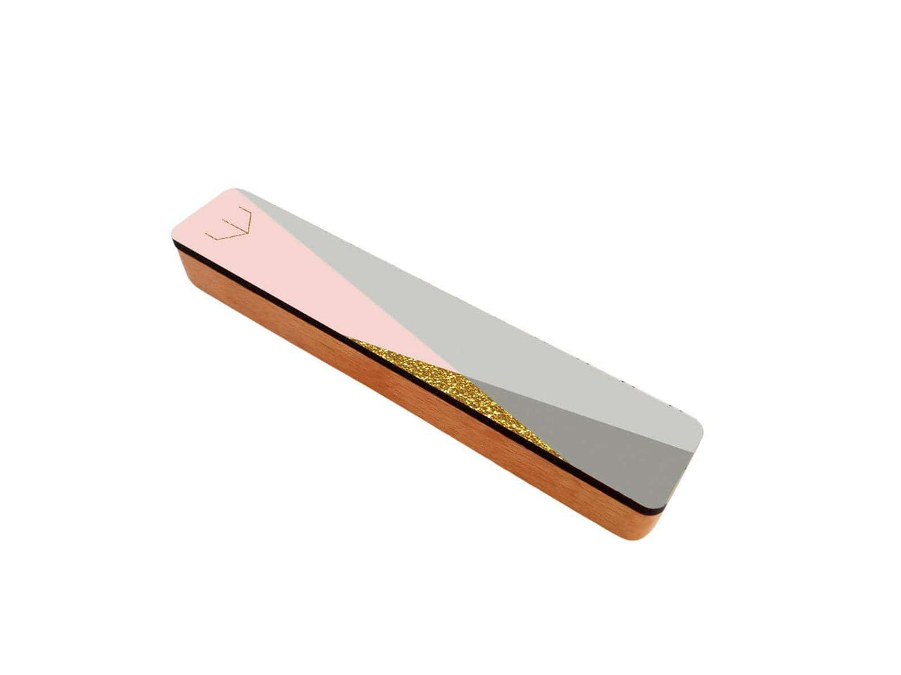 Gala Studio - Modern Geometric Mezuzah by Gala Studio - Gray, Blue, Light Blue or Pink - ModernTribe