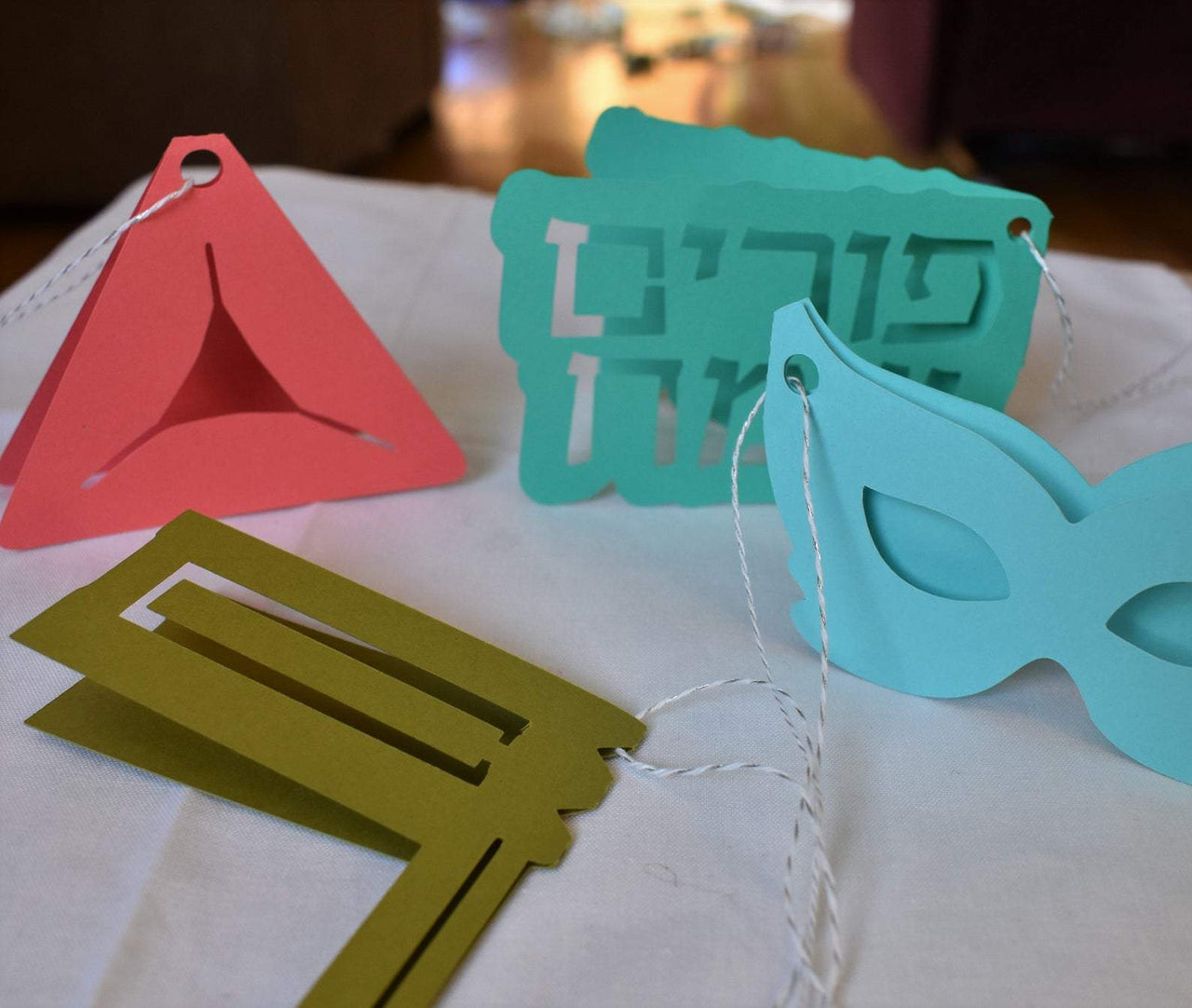 The KitCut - Purim Mishloach Manot Gift Tags - Set of Four - ModernTribe