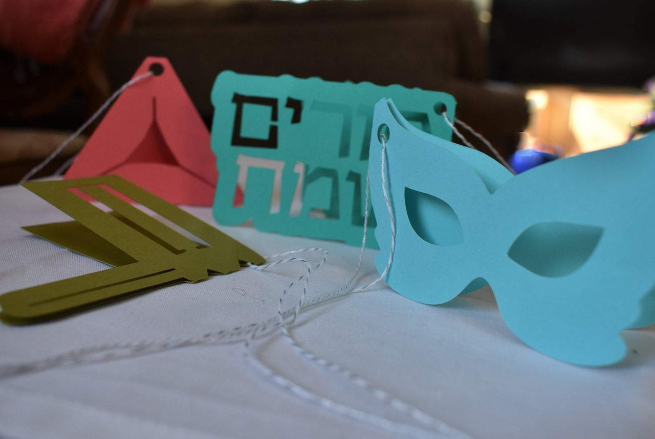 The KitCut - Purim Mishloach Manot Gift Tags - Set of Four - ModernTribe