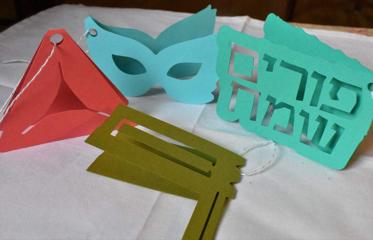 The KitCut - Purim Mishloach Manot Gift Tags - Set of Four - ModernTribe