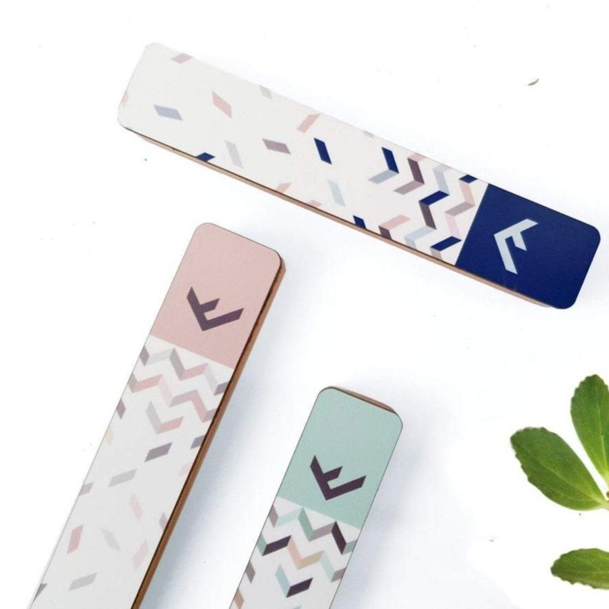 Gala Studio - Confetti Geometric Mezuzah by Gala Studio - Blue or Pink - ModernTribe