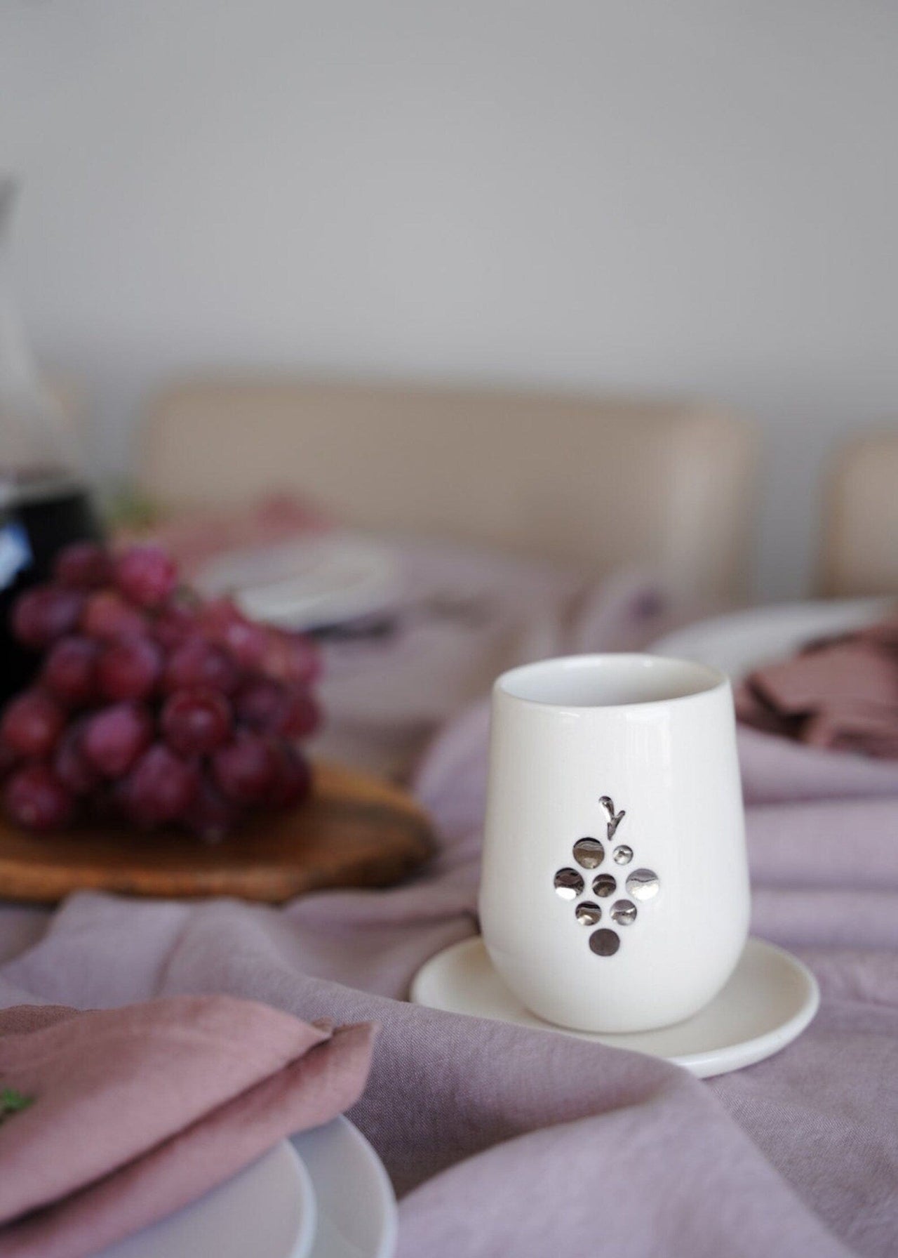 Yahalomis - Fruit of the Vine Kiddush Cup by Yahalomis - Silver - ModernTribe